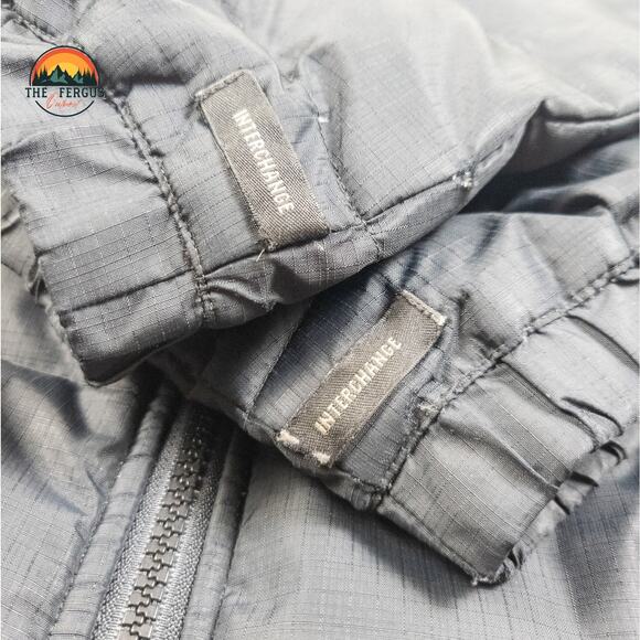 Columbia Down Puffer Jacket Black Full-Zip Autumn Park Gorpcore Men's XL Tall - Picture 5 of 16